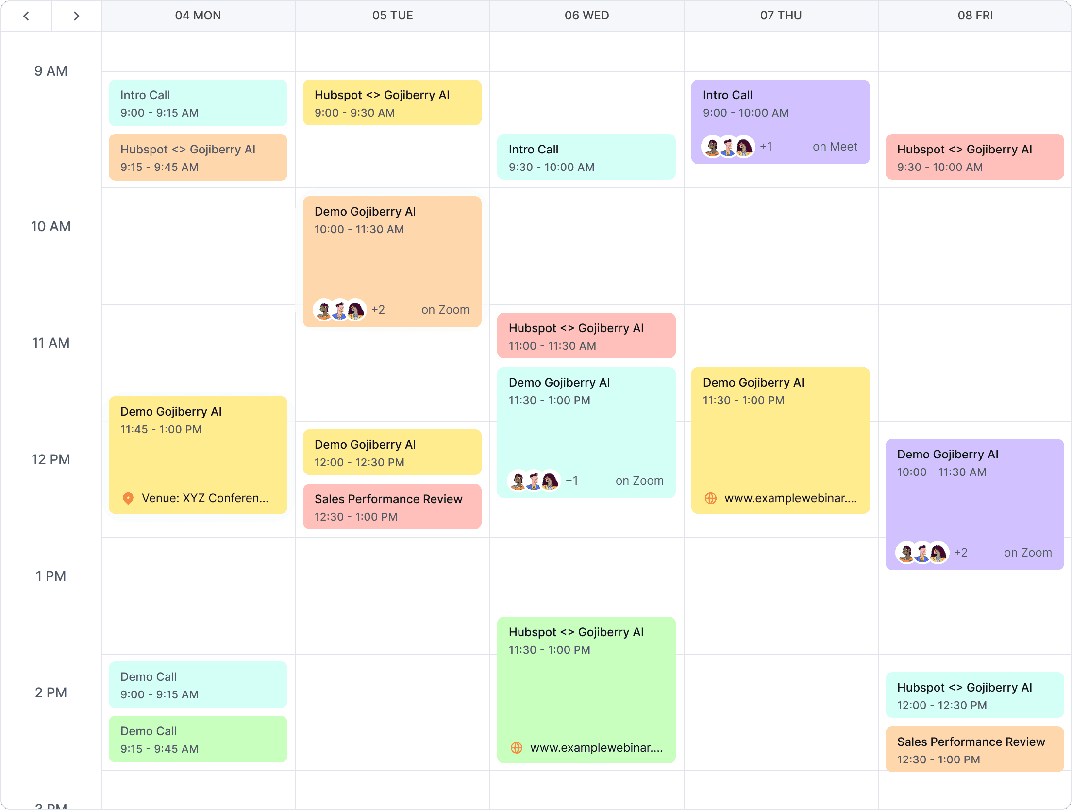 Gojiberry AI interface view 2