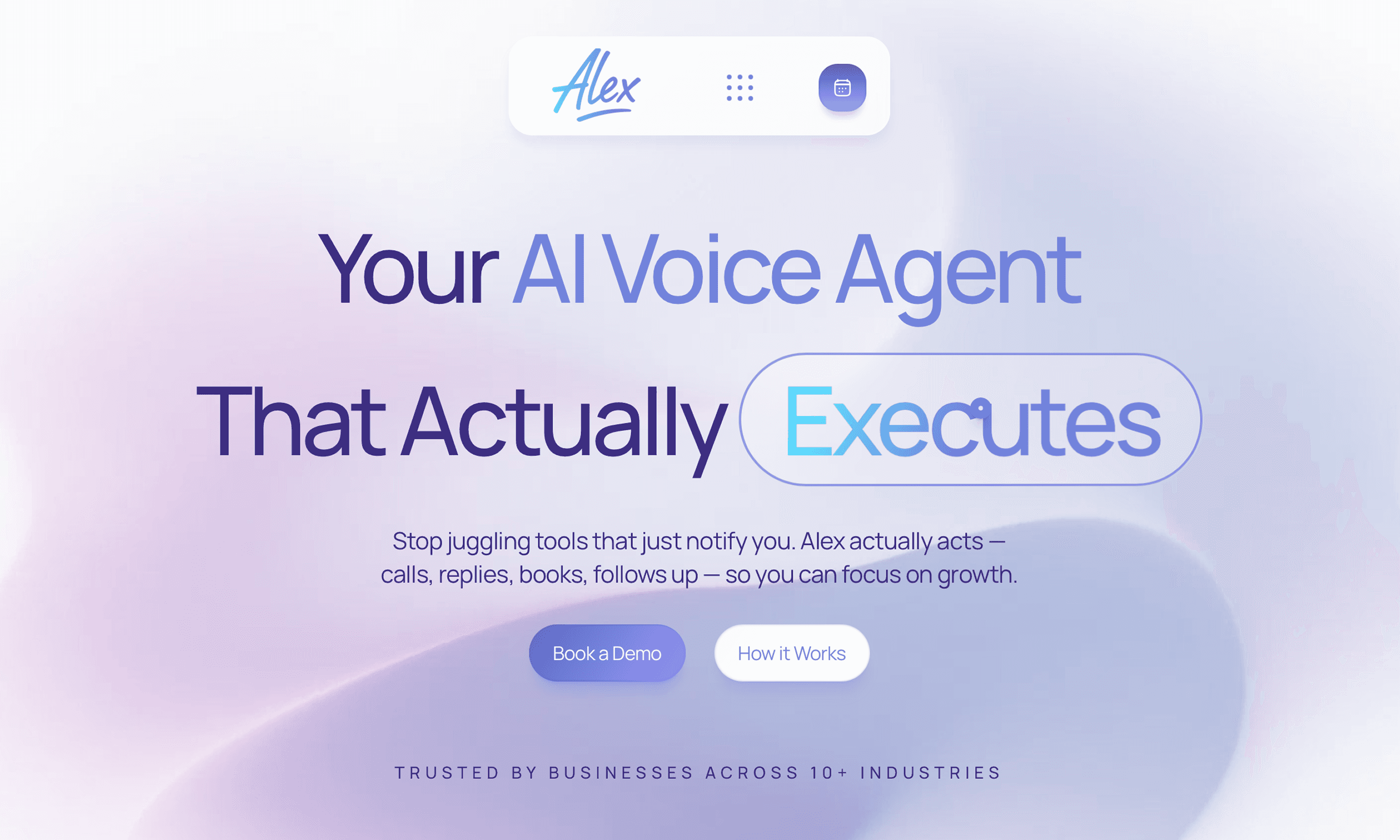MyAlex.ai interface view 1